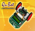 Qu-Bot web icon, autonomous robot, programming robot