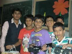 Live-wire Robotics workshop by Techno Gravity 
						Solutions at Childrens Academy school, Kandivali in Dec 2010
