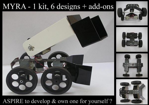 Myra Robo-Kit designs