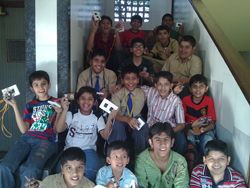 Junk Funk Robotics workshop by Techno Gravity 
						Solutions at Children´s Academy, Ashok Nagar, Mumbai in 2009-10