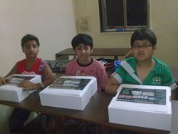 Junk Funk Robotics workshop by Techno Gravity 
						Solutions at TGS training centre, Malad, Mumbai in Nov-2010