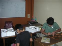 Junk Funk Robotics workshop by Techno Gravity 
						Solutions at TGS training centre, Malad, Mumbai in Jan-2011